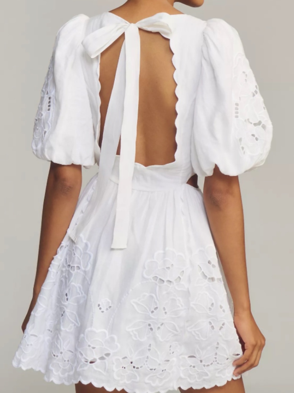 Lovaan Liberty Linen Mini Dress - Picture 4 of 4